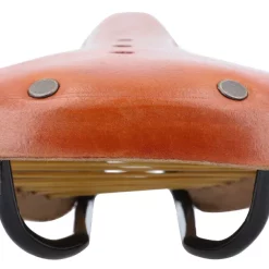 Gusti Leder Bike Bernard H Lederen Fietszadel - Honingbruin -Pitlock Verkoop 2F3 20 42 hinten fahrradsattel leder