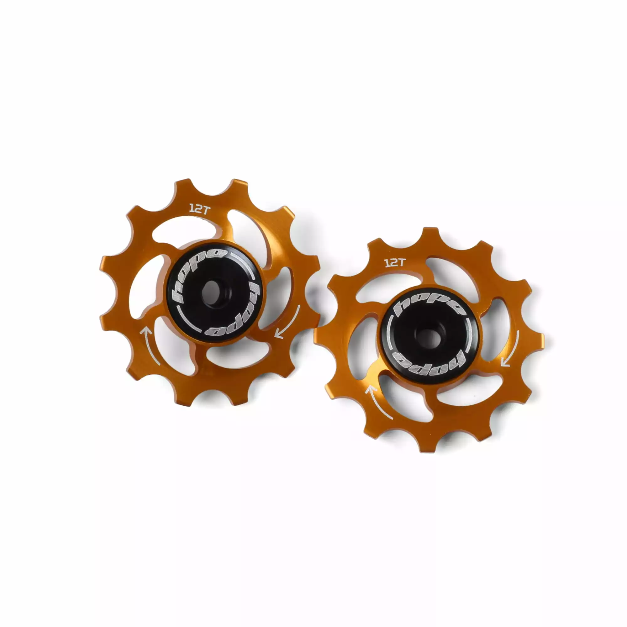 HOPE Jockey Wheels Katrollen - 12Z - Oranje 3 HOPE Jockey Wheels Katrollen - 12Z - Oranje