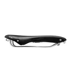 BROOKS B15 Swallow Chroom Zadel - Zwart