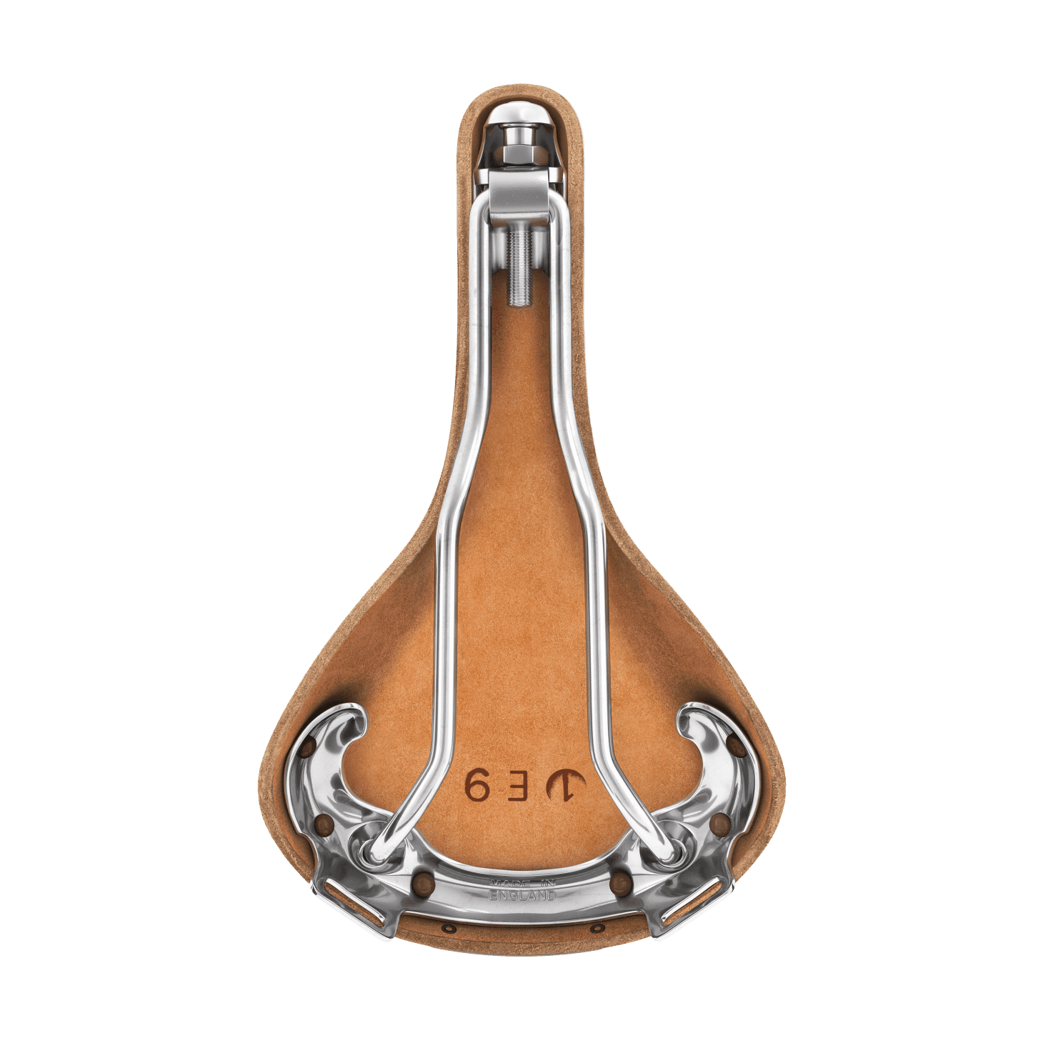 BROOKS Swift Chroom Zadel - Bruin/Honingbruin 6 BROOKS Swift Chroom Zadel - Bruin/Honingbruin - Afbeelding 4