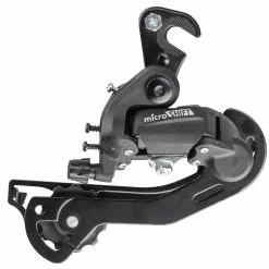 MICROSHIFT MTB Achterderailleur Assemblage Lange Kooi 2/3x6/7 Speed - Zwart