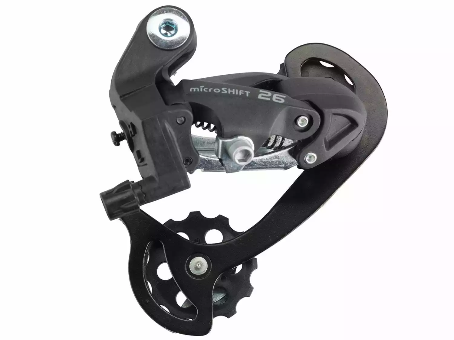 MICROSHIFT MTB Achterderailleur Korte Kooi 1/2x7/8 Speed - Zwart 4 MICROSHIFT MTB Achterderailleur Korte Kooi 1/2x7/8 Speed - Zwart - Afbeelding 2