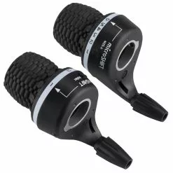 MICROSHIFT MTB Twist Shifter Rechts Shimano 6 Speed - Zwart