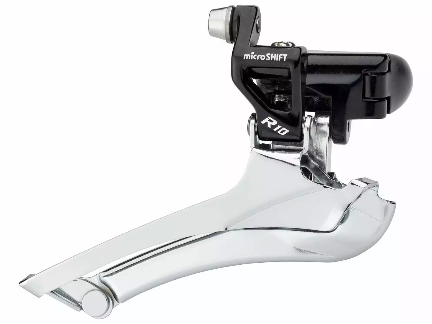 MICROSHIFT Mezzo Voorderailleurklem Type 3x7/8 Speed - Zilver 3 MICROSHIFT Mezzo Voorderailleurklem Type 3x7/8 Speed - Zilver