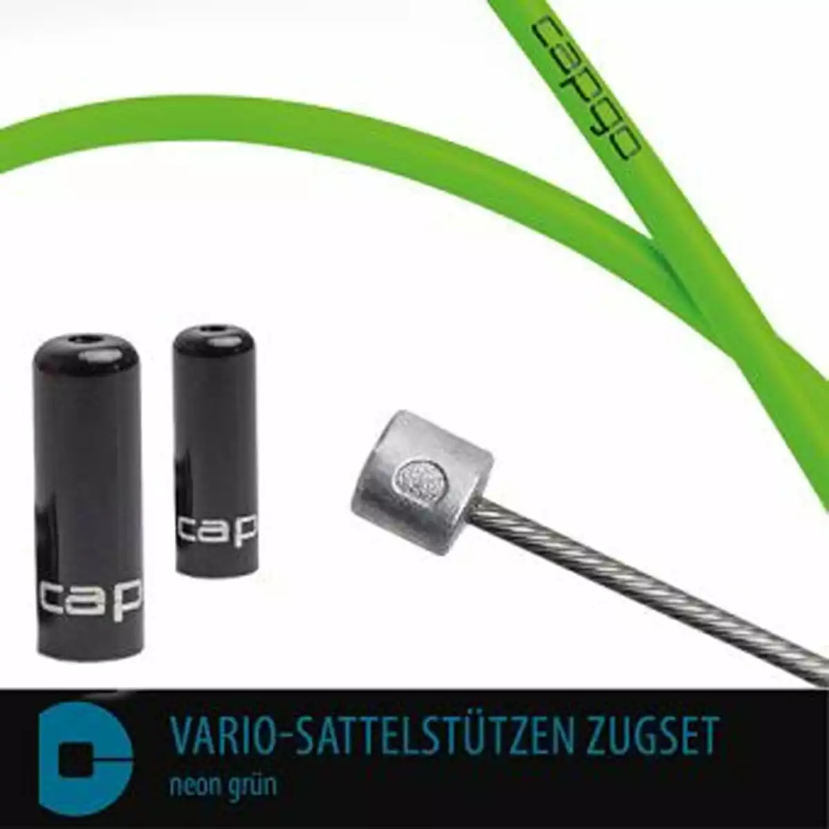 CAPGO BL Vario Zadelpen Trekset - Neon Groen 3 CAPGO BL Vario Zadelpen Trekset - Neon Groen