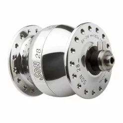 SON 28 Naafdynamo - Gepolijst Zilver