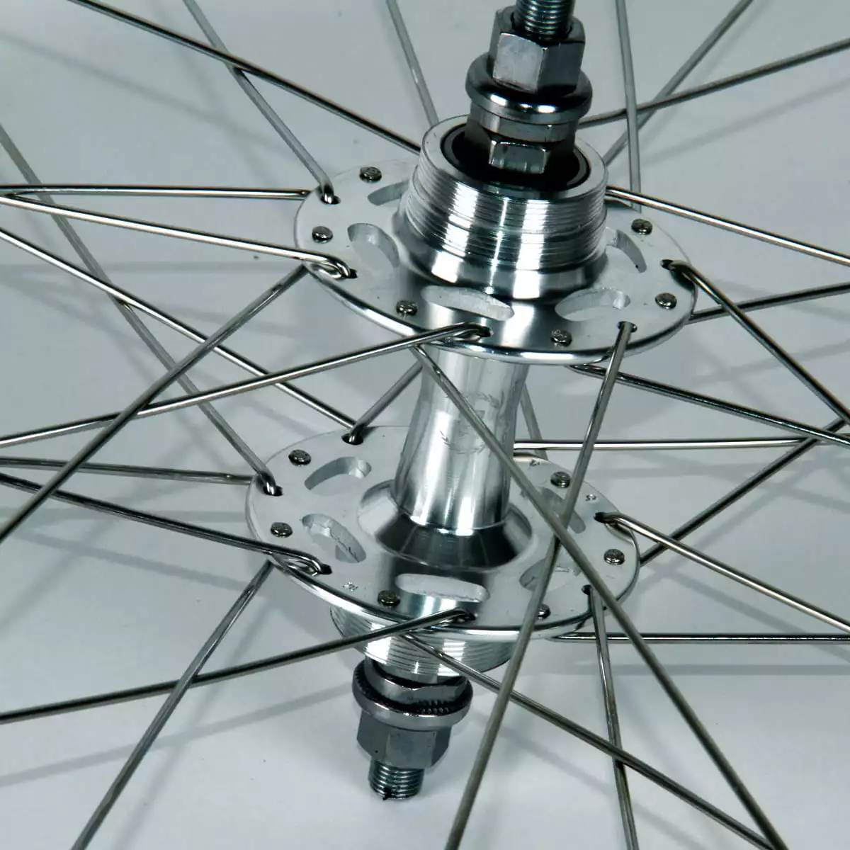 Novatec Singlespeed/vast Wielstel - Gepolijst Zilver 4 Novatec Singlespeed/vast Wielstel - Gepolijst Zilver - Afbeelding 2