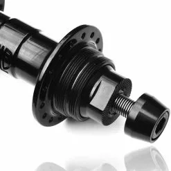 BLB Brick Lane Bikes King Hub Achterwielnaaf - Vast/vast - Zwart -Pitlock Verkoop king hub rear hinterradnabe fixed fixed 120023