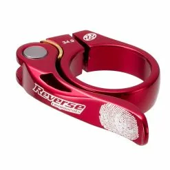 Reverse Long Life Zadelpenklem 34.9mm - Rood